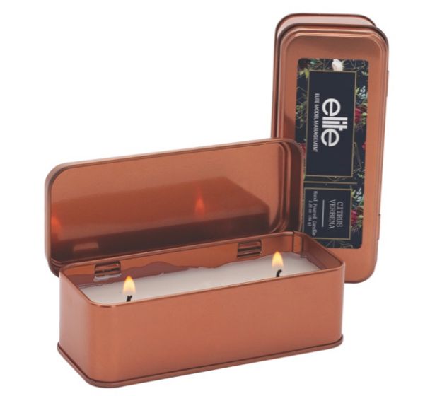 Scented Candle in Copper Tin Full Color