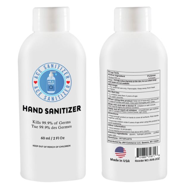 Picture of Made in USA 2 oz Hand Sanitizer Gel Bottles - Generic Label - CAN SHIP NEXT DAY