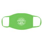 Cotton Reusable Mask Lime Green