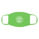 Lime Green Cotton Reusable Mask