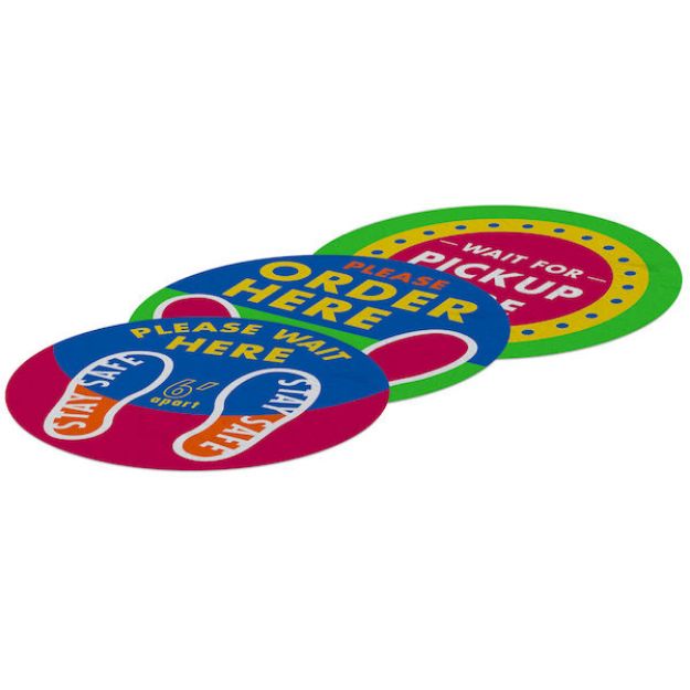 Outdoor Floor Stickers with Full Color Imprint