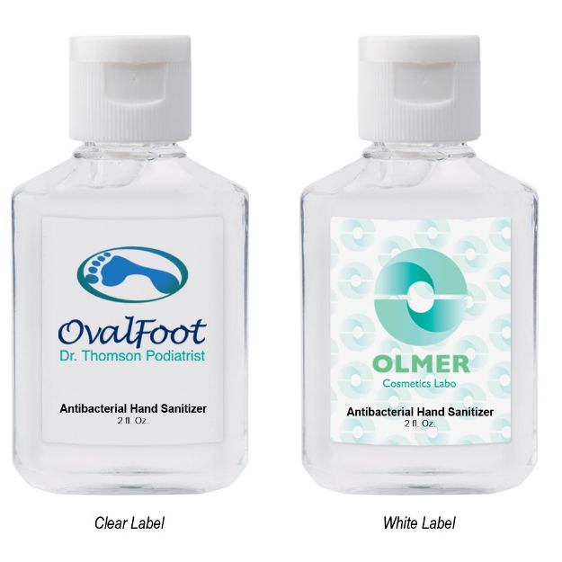 2 oz Rectangular Hand Sanitizer IN STOCK Custom Bulk Hand Sanitizers