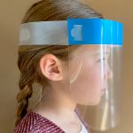 Child Sized Face Shields Made in USA Side View