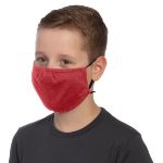 Adjustabel Youth Childs' Size Face Masks in Red