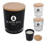 Custom Soy Candles with a Bamboo Lid