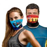 Custom Dye Sublimation Neck Gaiter Multi-Purpose Face Covering