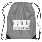 Gray Drawstring Pack
