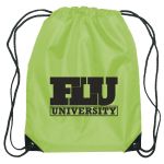 Lime Green Drawstring Pack