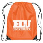 Orange Drawstring Pack