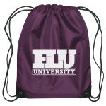 Plum Drawstring Pack