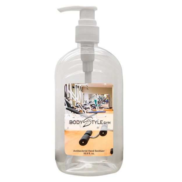 16 Oz. Hand Sanitizer Pump Bottle with Custom Full Color Label