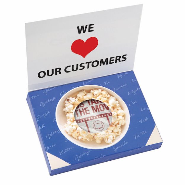 Popcorn Greeting Card Box