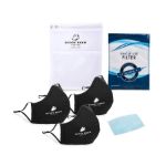 Reusable Face Masks (3 Pack) Starter Kit Black