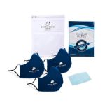 Reusable Face Masks (3 Pack) Starter Kit Navy Blue