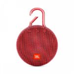 JBL Clip Bluetooth Speaker in red.