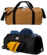 Carhartt Canvas Packable Duffel with Pouch. CT89105112 Black