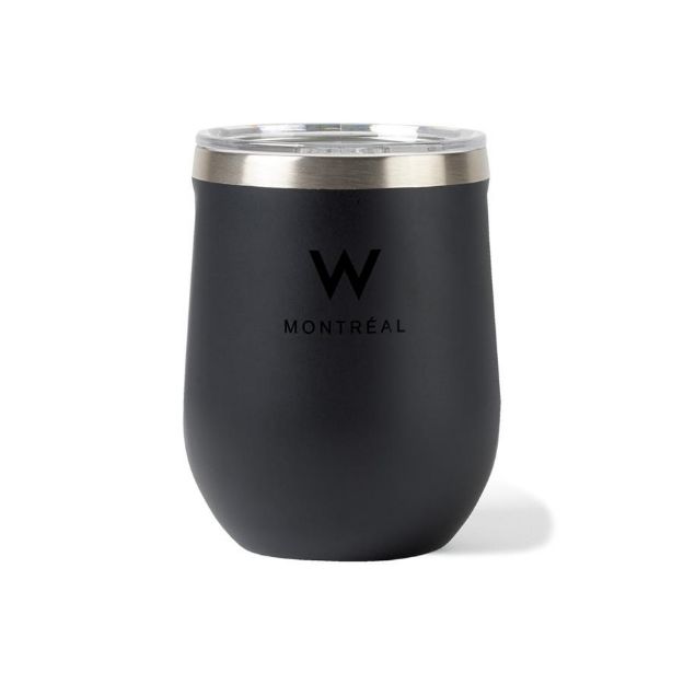 Corkcicle Stemless Wine Cup - 12 Oz. Matte Black