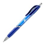 Blair Retractable Click Pen with Metal Accents, Blue