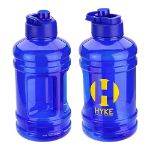 Hercules Water Bottle with Built-In Handle and Flip-Top Lid, 75 ounce, Blue
