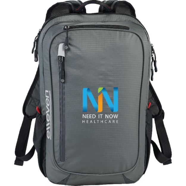 elleven Lunar Lightweight 15" Computer Backpack Gray