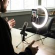 McStreamy Microphone and Light Ring for Video Calls and Web Streaming