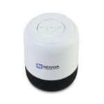 Everly Bluetooth Custom Speaker in White with Your Custom Promotional Logo Top View