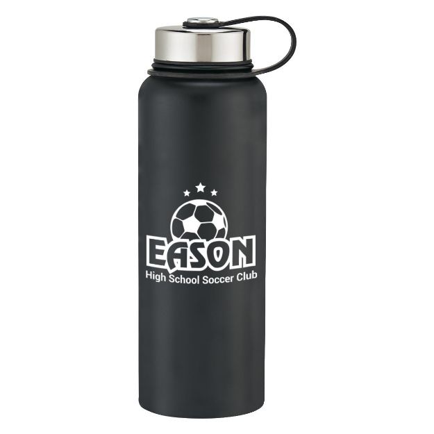 40 Oz. Invigorate Stainless Steel Bottle BLACK