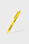 Spiralina Comfort in Blue Ink Pen with Logo Imprint - Lemon Yellow