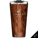 Brumate Imperial Pint 20 oz Tumbler Custom Merch Wood