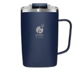 Brumate Toddy Coffee Mug Vacuum Insualted Custom Laser Engraved in Navy Blue