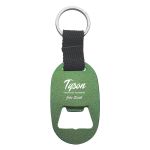 Metal Key Tag With Bottle Opener GREEN