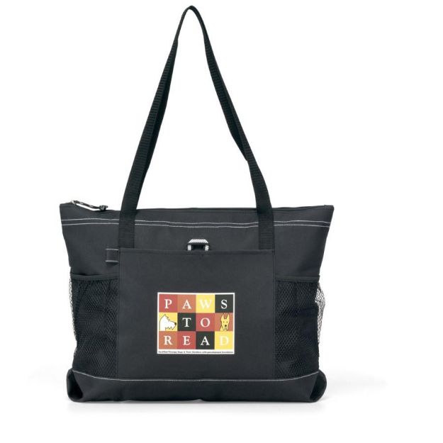 Select Zippered Tote Black