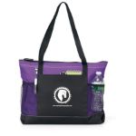Select Zippered Tote Purple