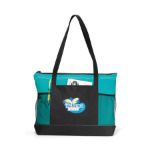 Select Zippered Tote Turquoise