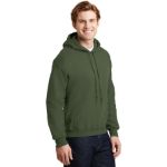 Gildan - Heavy Blend Hooded Sweatshirt. 18500 Military Green