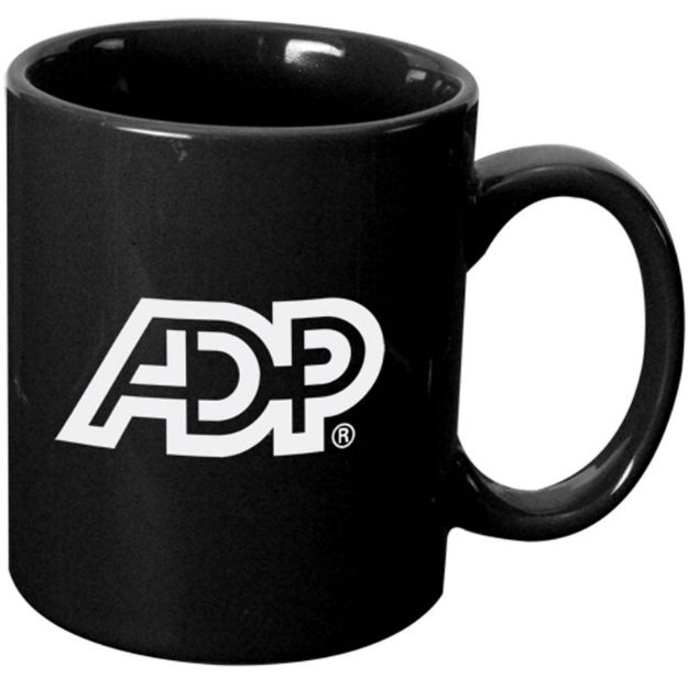 Custom 11 oz Ceramic Coffee Mug with C Handle