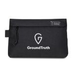 Renew rPET Zippered Pouch Black