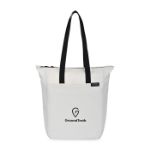 Renew rPET Zippered Tote in White