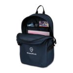 Renew rPet Computer Backpack in Navy Blue Custom Decorated