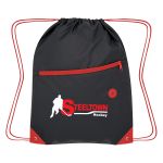 Color Pop Drawstring Bag RED