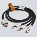 Heavy Duty Custom Charging Cables Black