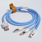 Heavy Duty Custom Charging Cables Blue