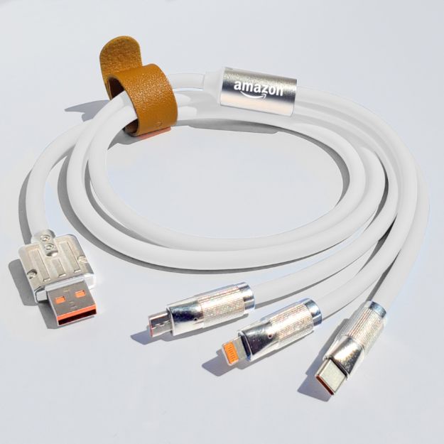 Heavy Duty Custom Charging Cables White