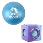 Pearl Swirl Custom Stress Ball with Packaging
