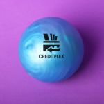 Pearl Swirl Custom Stress Ball with Branded Logo