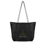 Rope Tote Bag With 100% Rpet Material BLACK WITH BLACK