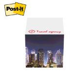 Picture of Post-it Custom Printed Notes Cube 2-3⁄4" x 2-3⁄4" x 2-3⁄4"