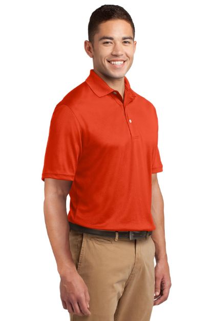 Sport-Tek Dri-Mesh Polo. K469 Bright Orange