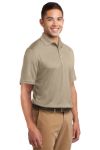 Sport-Tek Dri-Mesh Polo. K469 Sandstone