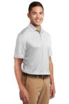 Sport-Tek Dri-Mesh Polo. K469 White